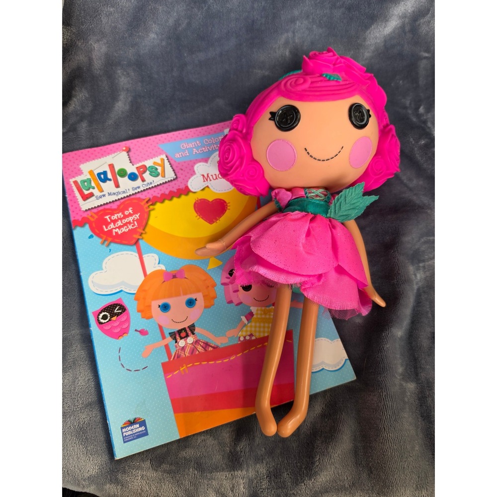 Lalaloopsy Rosebud Doll & Giant Coloring Activity Book Set MGA